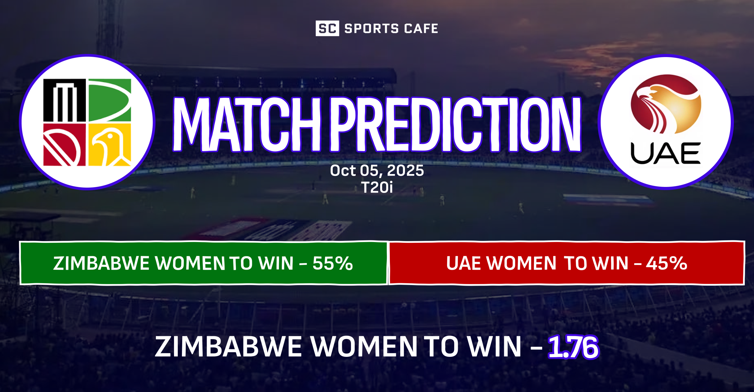 Zimbabwe Women vs UAE Women